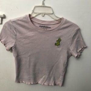 Reptar Decal Crop Top
